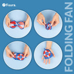 Éventail Pliable Imprimé Bouée – Fisura – vue 6
