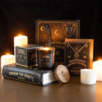 Boîte de Rangement en Forme de Livre Planche Ouija Gothique Noire