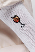 Chaussettes brodées Spritz | Oggetti di design e regali originali