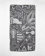 Regalo de diseño – Serviette Turque – "Équations Qui Ont Changé le Monde" – produit scientifique Cognitive Surplus EU, vue 1