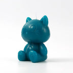 Bougie Chat Bleu Pétrole
