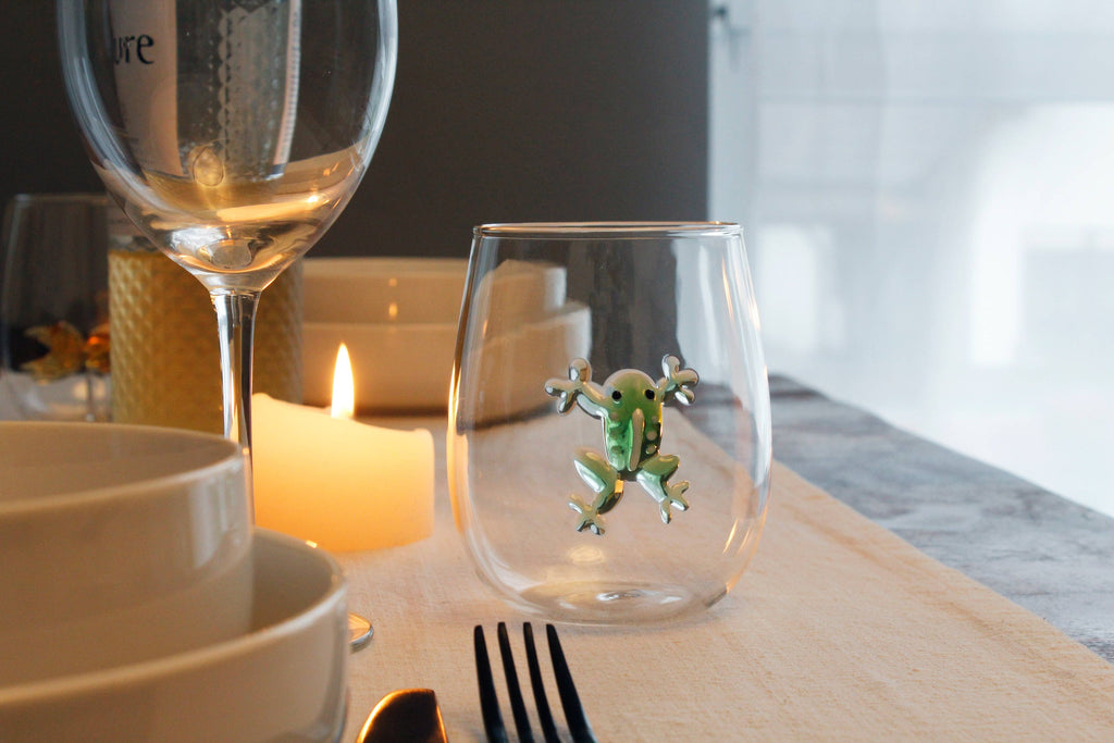 Glasfigur Frosch