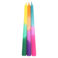 Set mit 3 spitz zulaufenden, mit Aura-Energie getränkten Kerzen