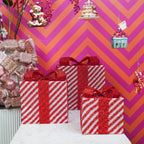 Cadeau de Noël à LED - S3 - Polystyrène - Rouge/Blanc-15/20/25cm | Design e regali originali