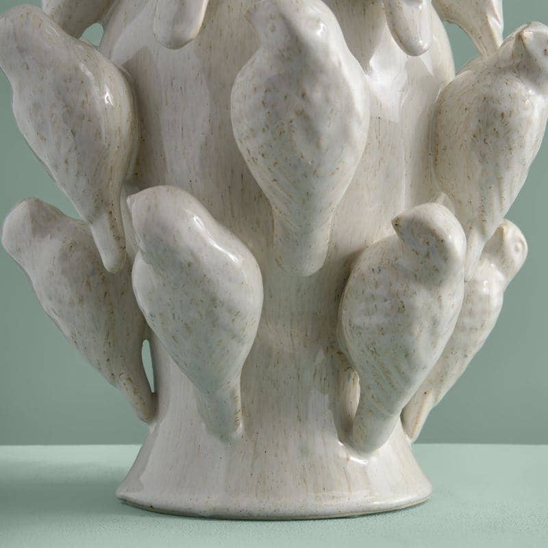M. Oisillon White Vase