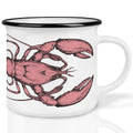 Tasse en céramique avec homard