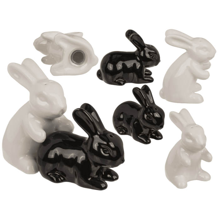 Naughty Bunnies Salt and Pepper Shakers