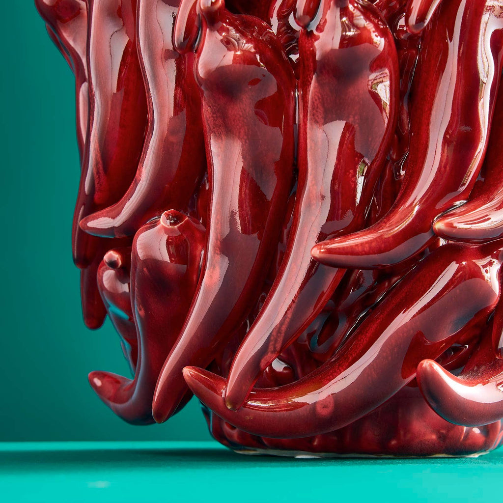 Vase Chili bordeaux
