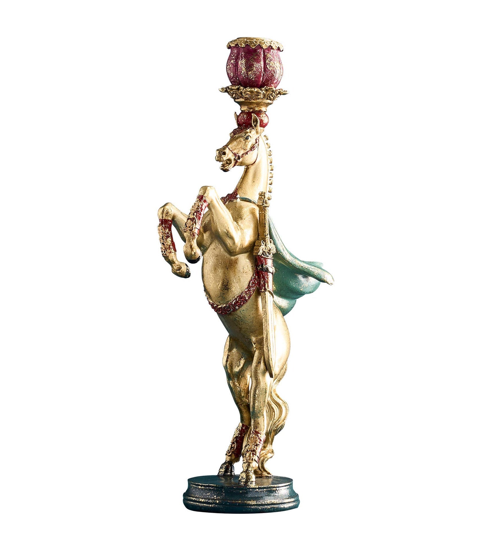 Chandelier Cheval de Cirque, Or, 17,5 x 9,5 x 36,5 cm