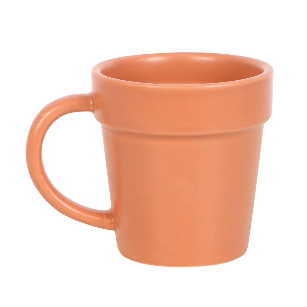 Blumentopfbecher mit Schaufellöffel