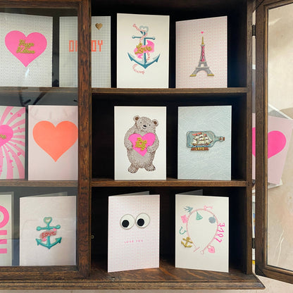 Carte St Valentin - Voilier de l'Amour