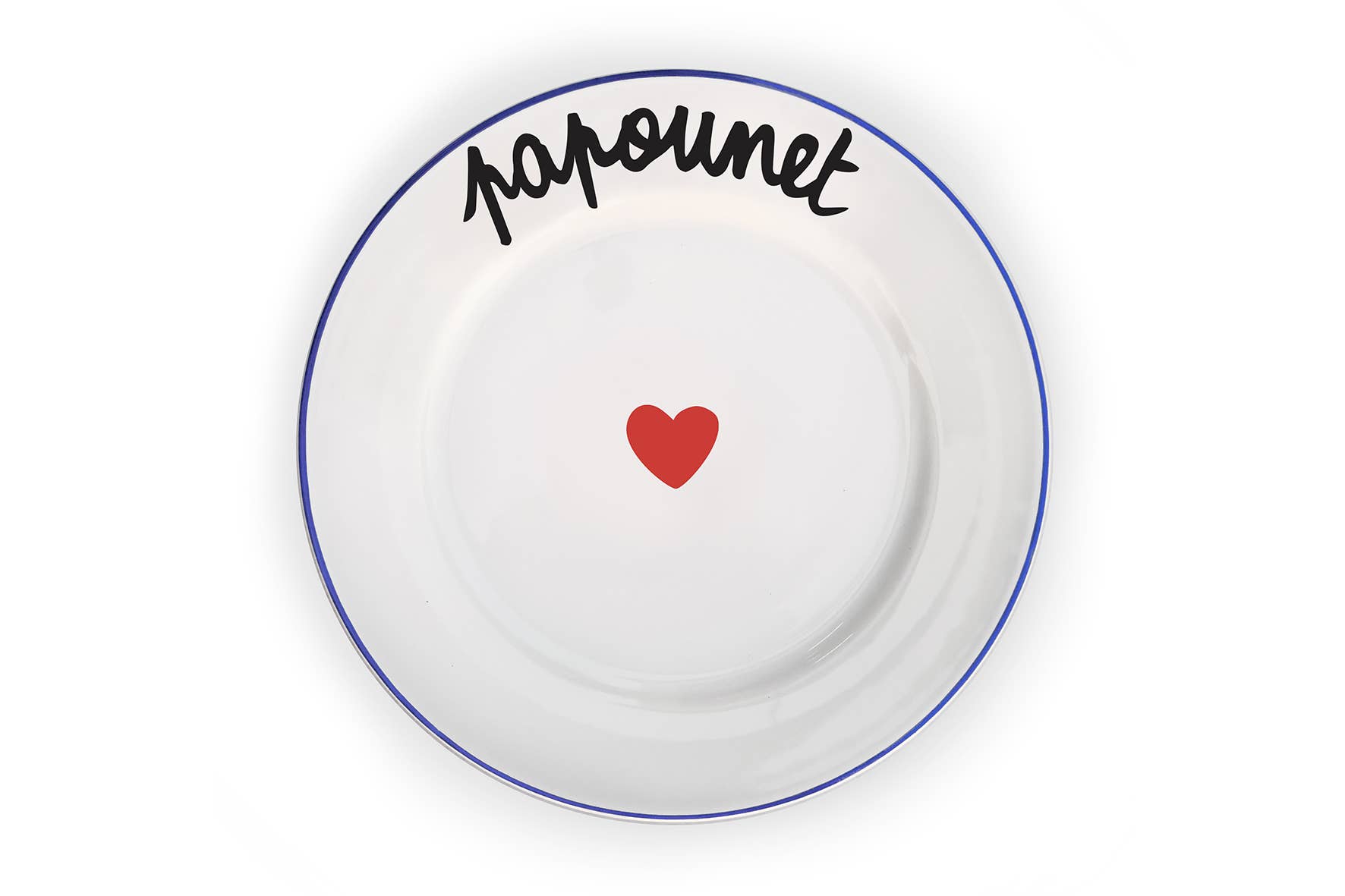 Assiette La Famille S’éclate - Papounet