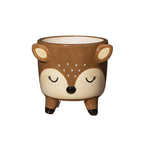Mini pot de fleurs Cerf sur pieds