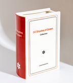 Vase en Forme de Livre - 50 shades of green