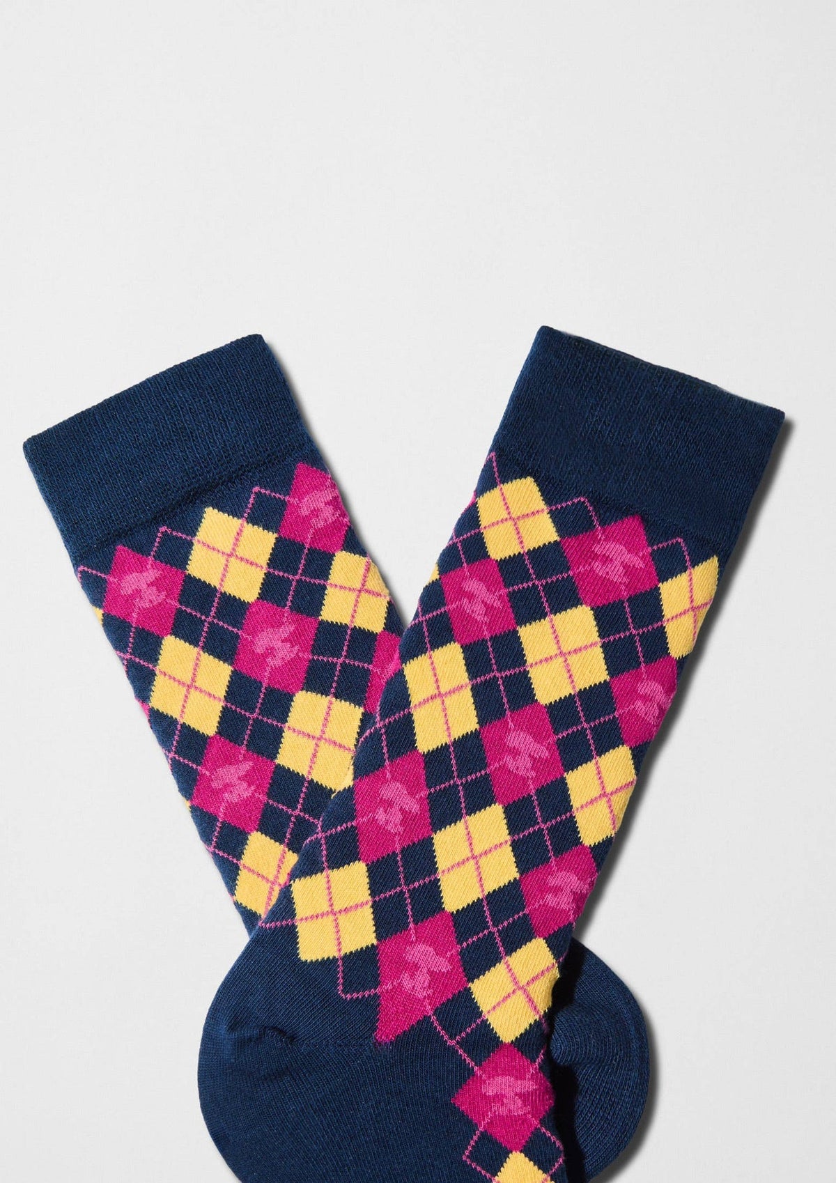 BeSnoopy Diamants Bleu marine - Chaussettes coton biologique
