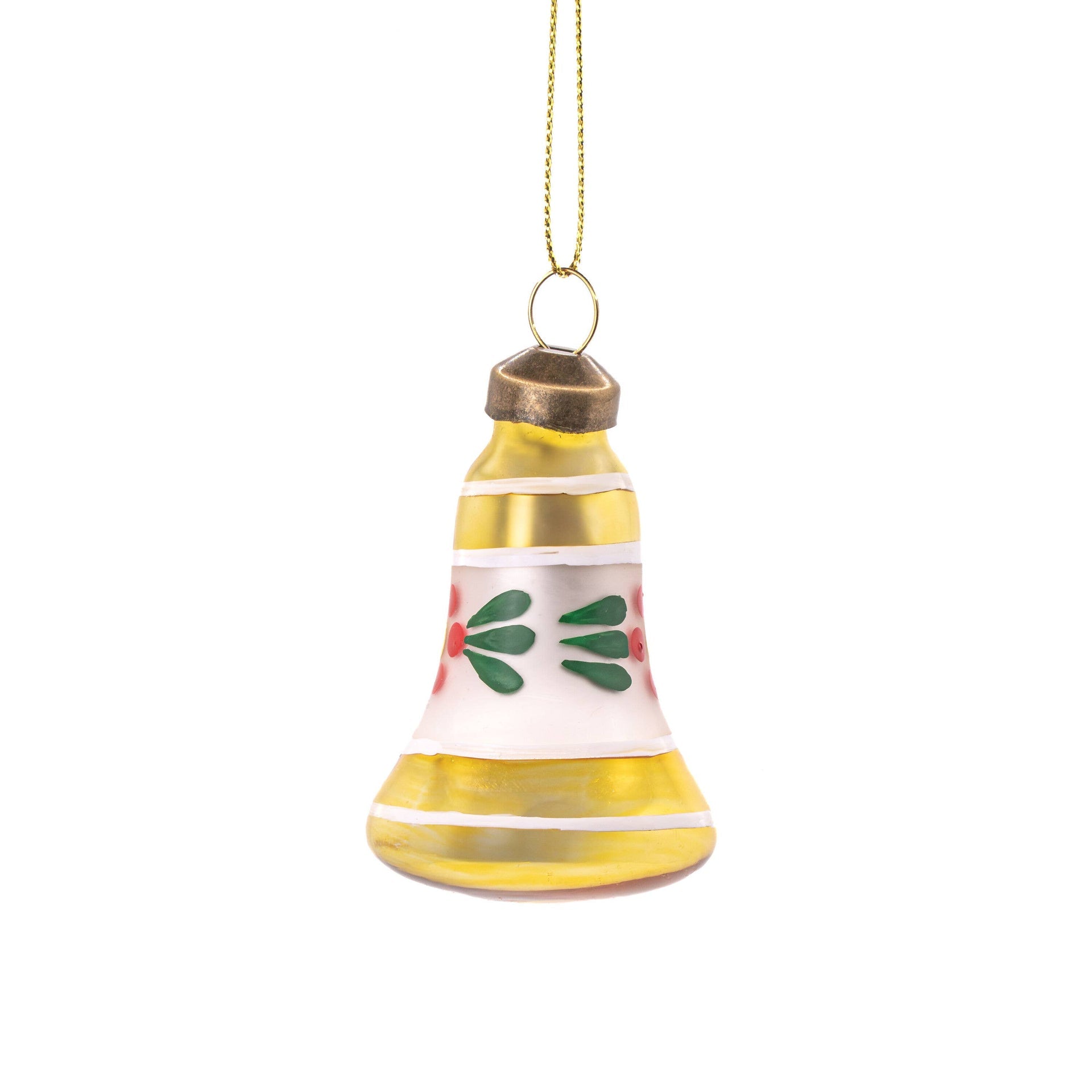 Vintage Bells Christmas Ornaments 4-Pack