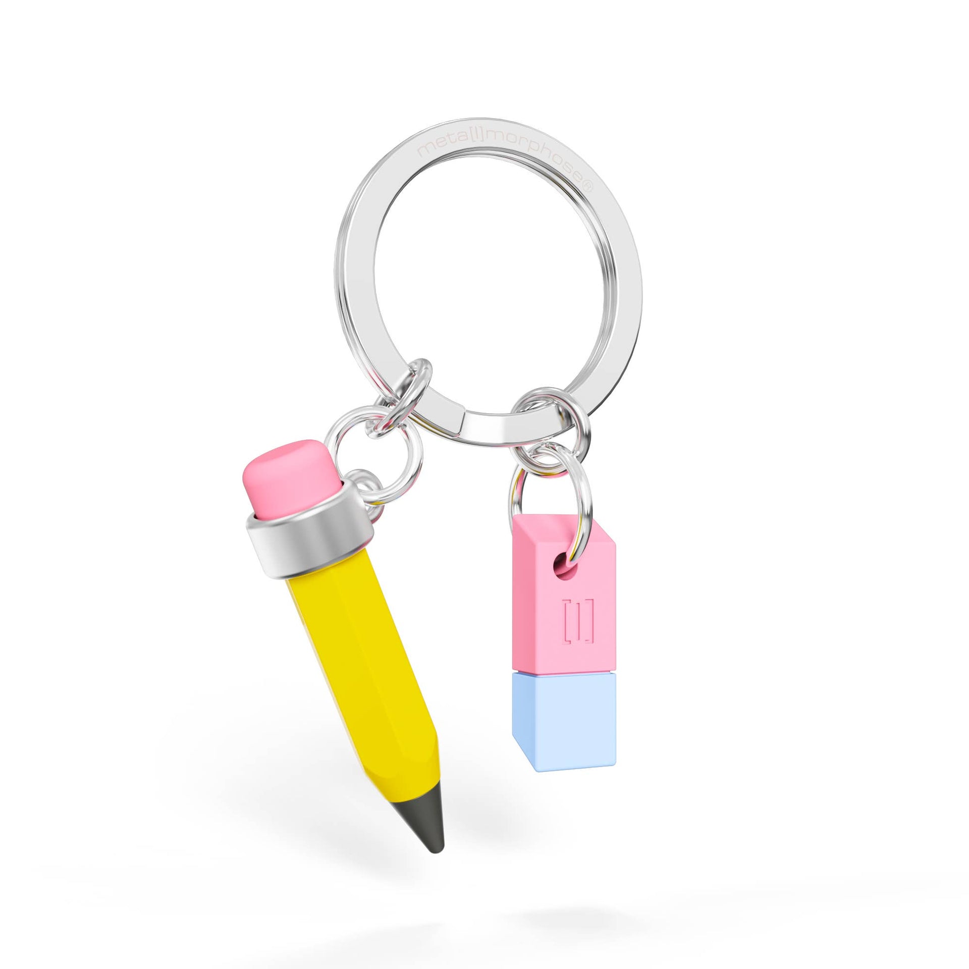 Porte-clés Crayon & Gomme