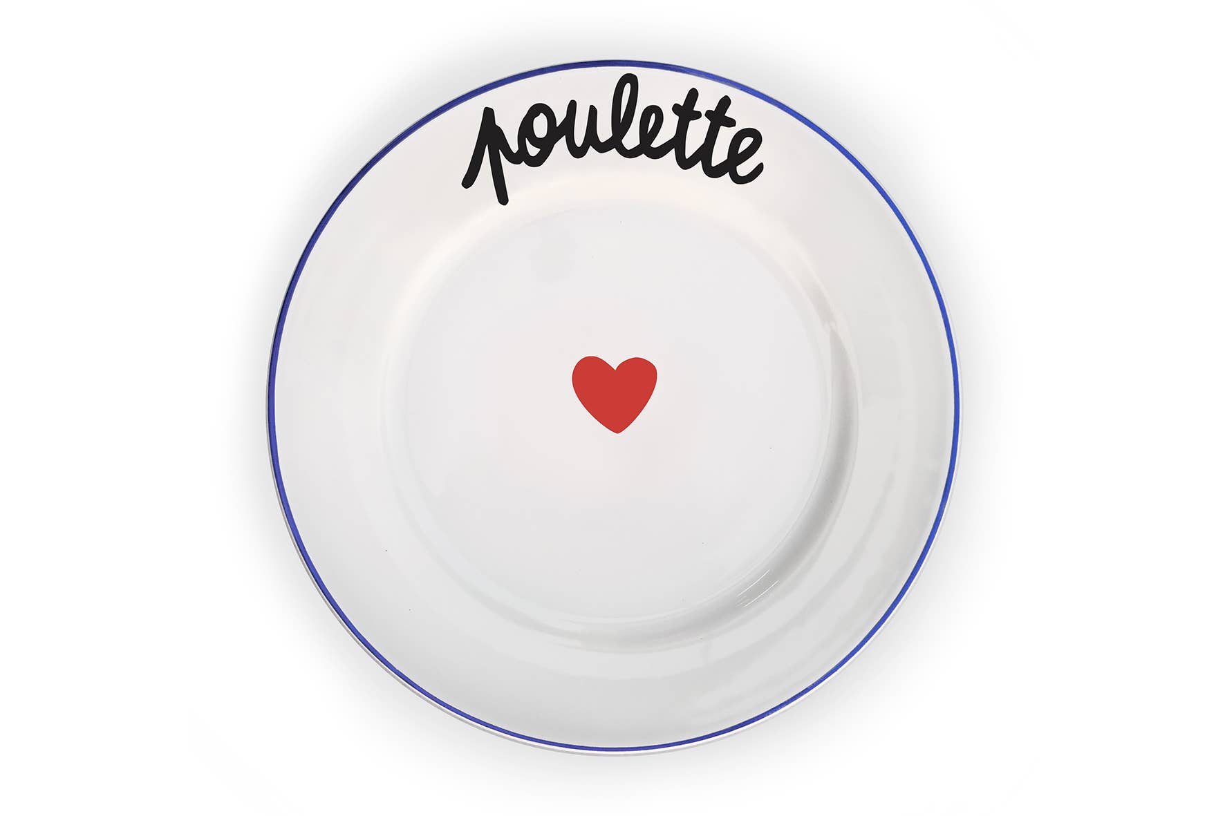 Assiette La Famille S’éclate - Poulette | Oggetti di design e regali originali