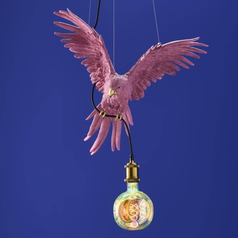 Deckenleuchte Papagei Rosa