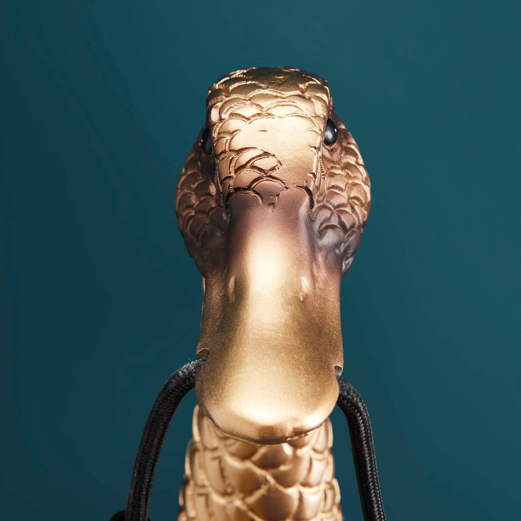 Enten-Wandleuchte „Sohn einer Ente“ Gold