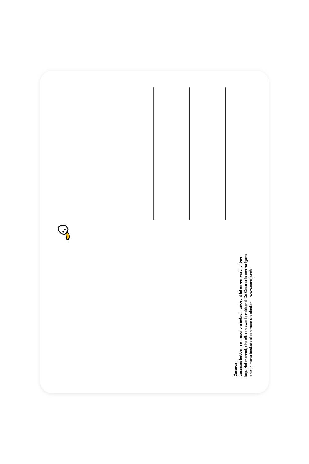 Carte postale avec Casarca | Designproducten en originele cadeaus