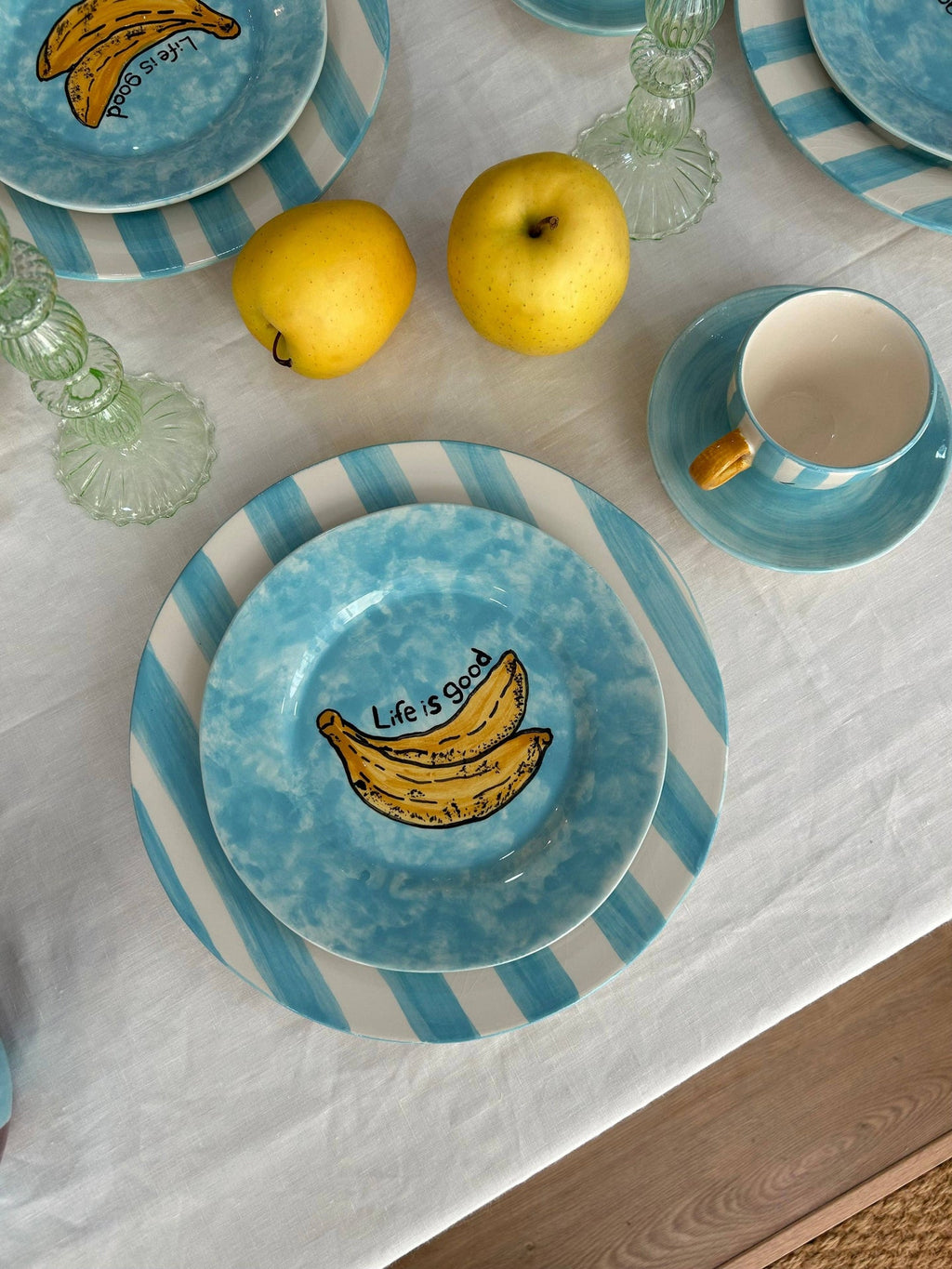 Bananenteller „Das Leben ist schön“