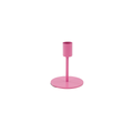 Candlestick - Basic - Metal - Neon Pink - 8x8x10cm