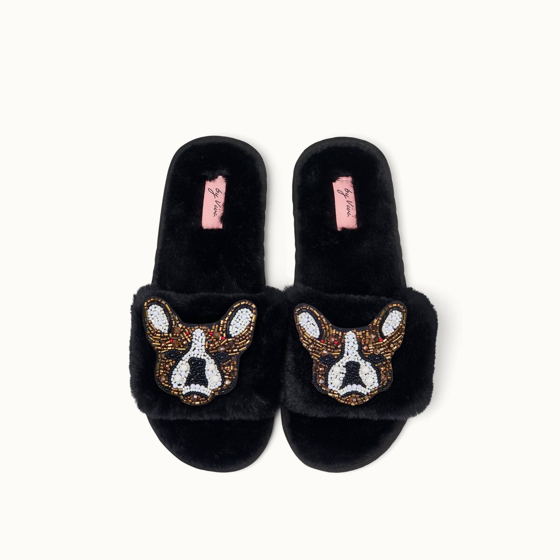 Paire de broches pour Chaussons - Bouledogue français | Design e regali originali