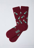 Chaussettes BeBeer Burgundy Bordeaux / 41/46 – Besocks
