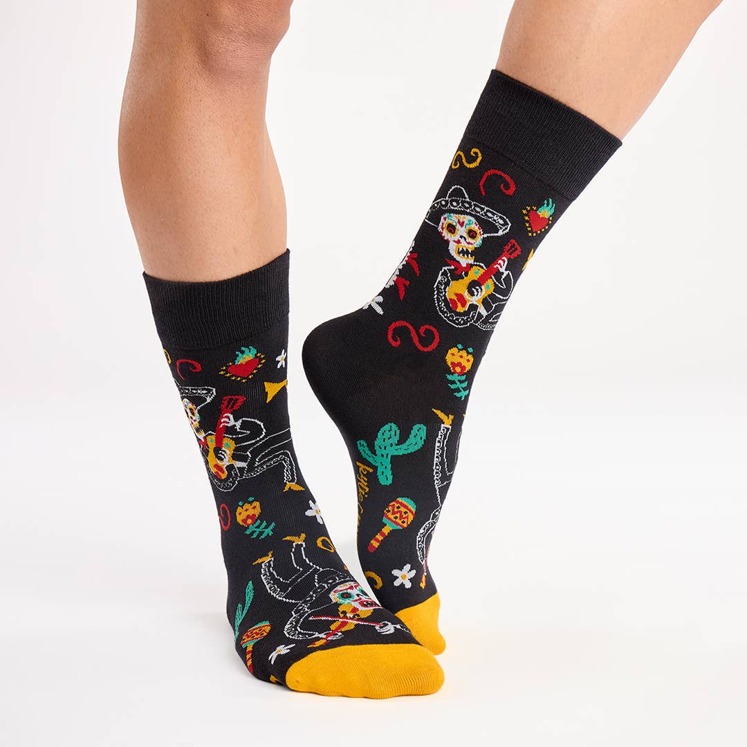 Chaussettes Mariachis Día de los Muertos