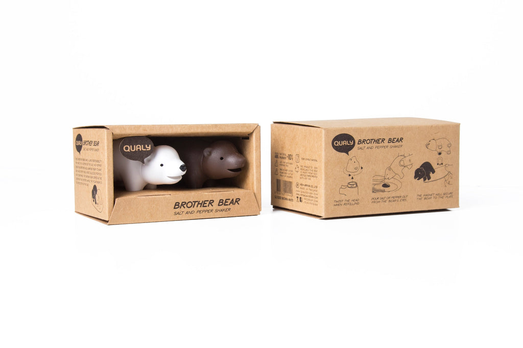 Salière et Poivrière Frères Ours
