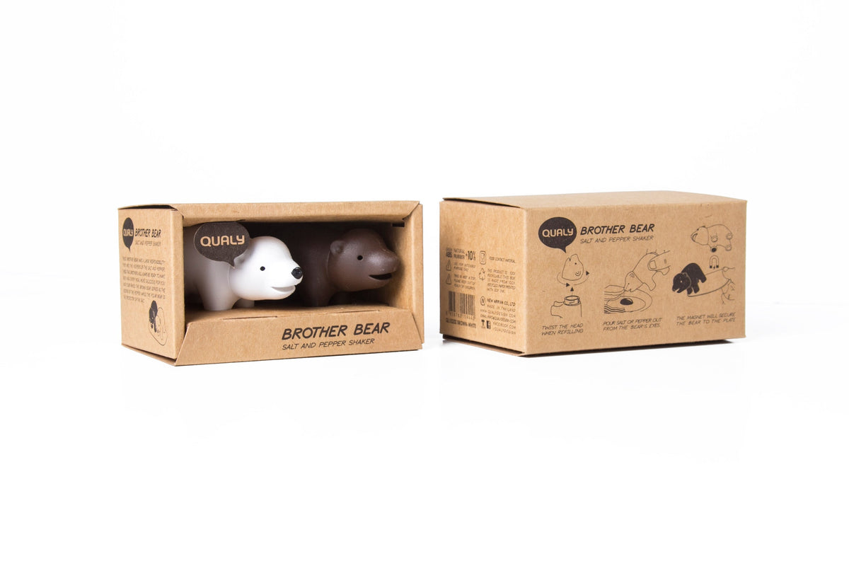 Salière et Poivrière Frères Ours