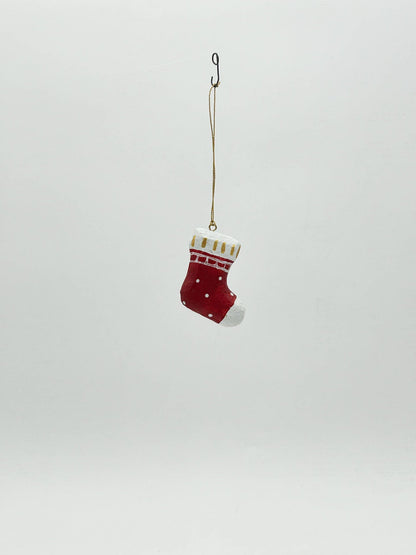 Decoration à suspendre Chaussette de Noël