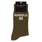 Chaussettes à Paillettes Marseille BB Kaki