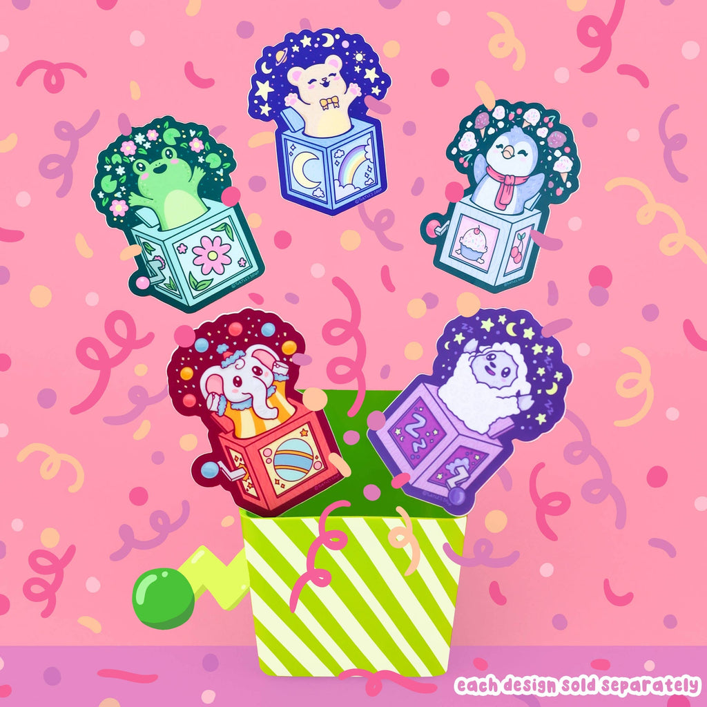 Autocollant Pingouin Glaces "Jack in the Box" | Objetos de diseño y regalos originales