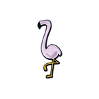 Flamingo-Anstecker
