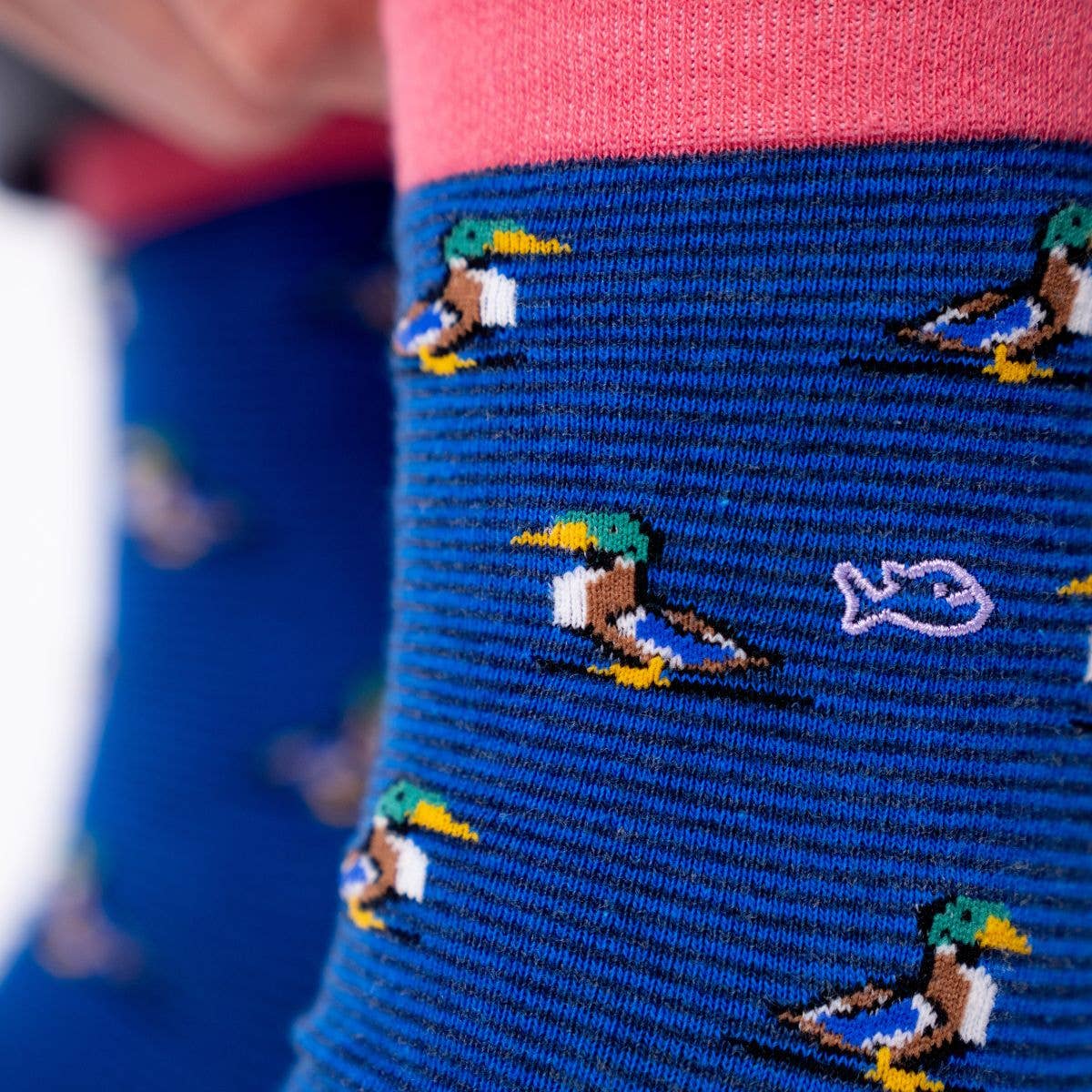 Duck Mallard Combed Cotton Socks 