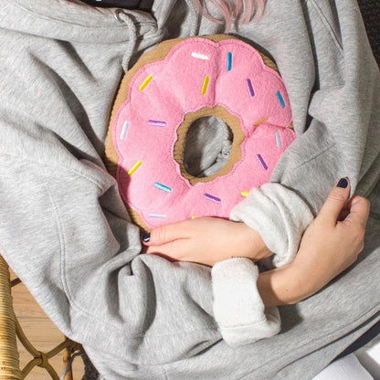 Donut hot water bottle to cuddle