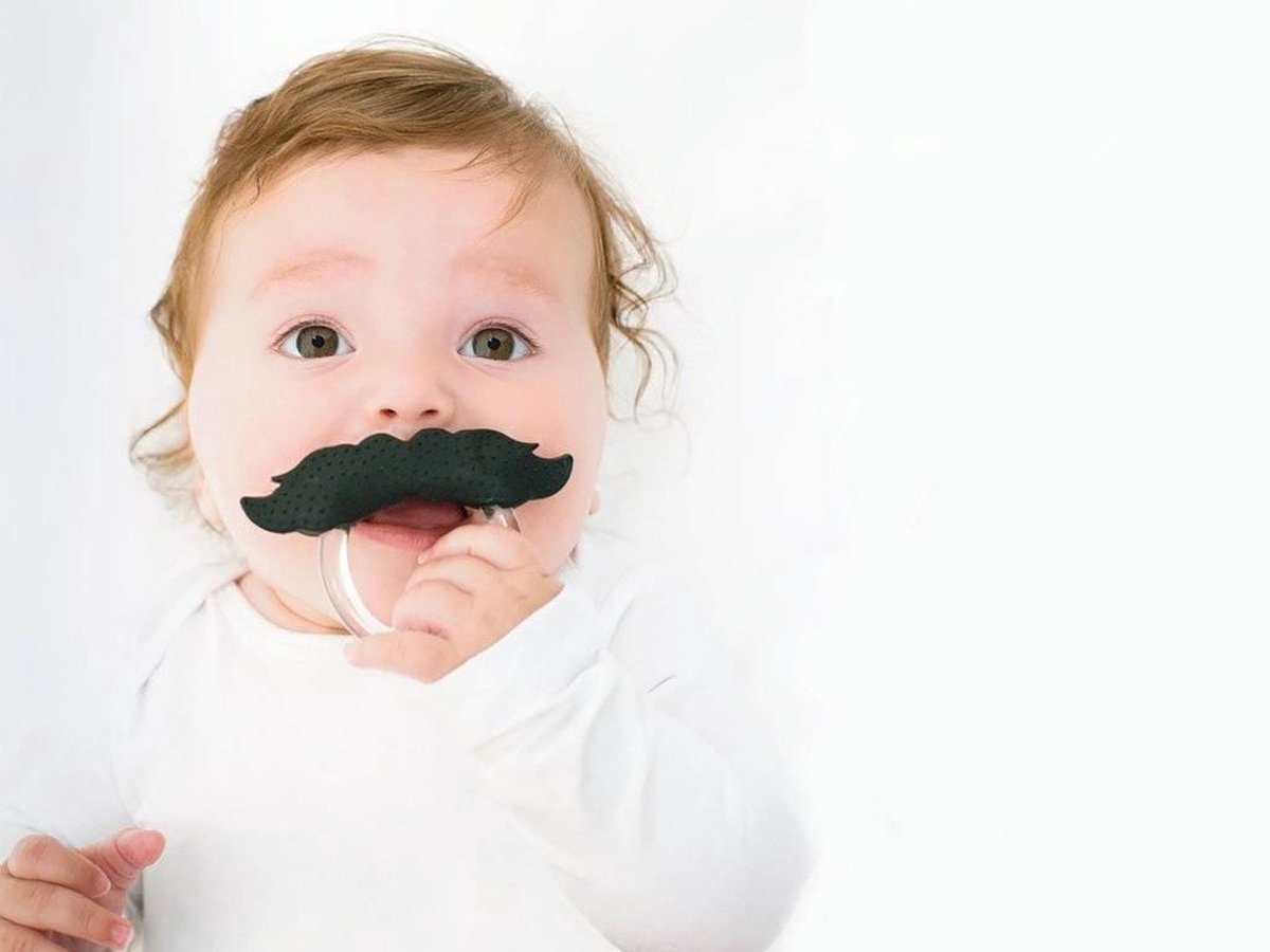 anneau de dentition moustache bitten