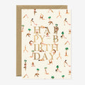 Yoga pattern - Carte de voeux