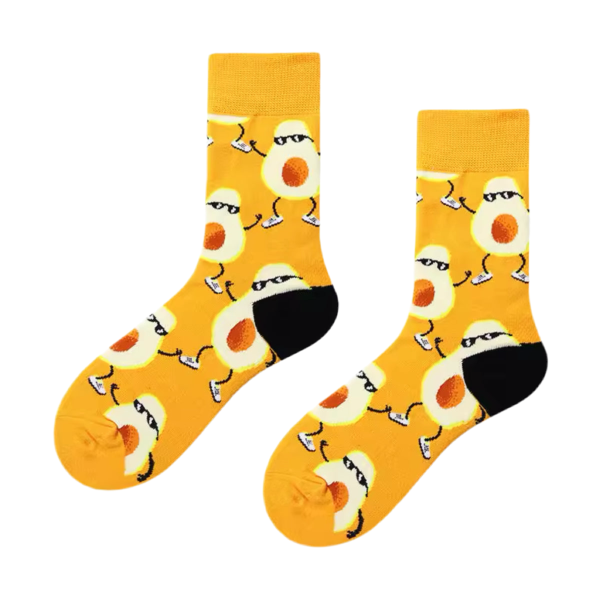 Design-lahja – chaussettes funky avocat mrcol