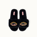Pair of slippers brooches - Evil Eye