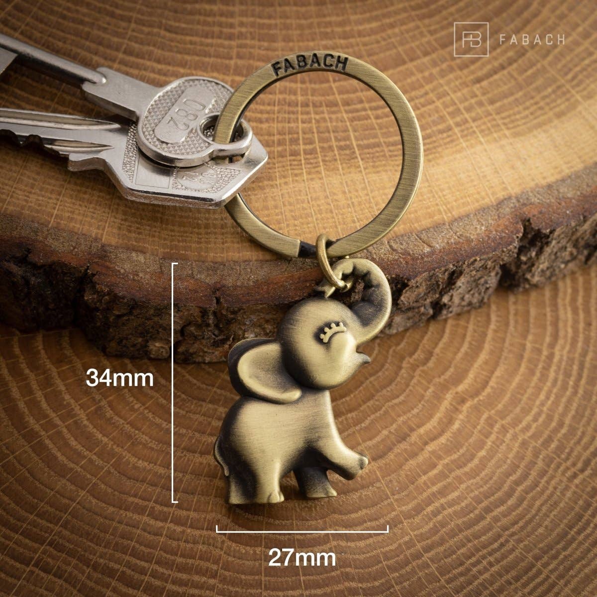 "Jumbo" Elephant Keychain