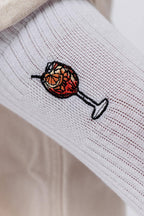 Chaussettes brodées Spritz | Oggetti di design e regali originali
