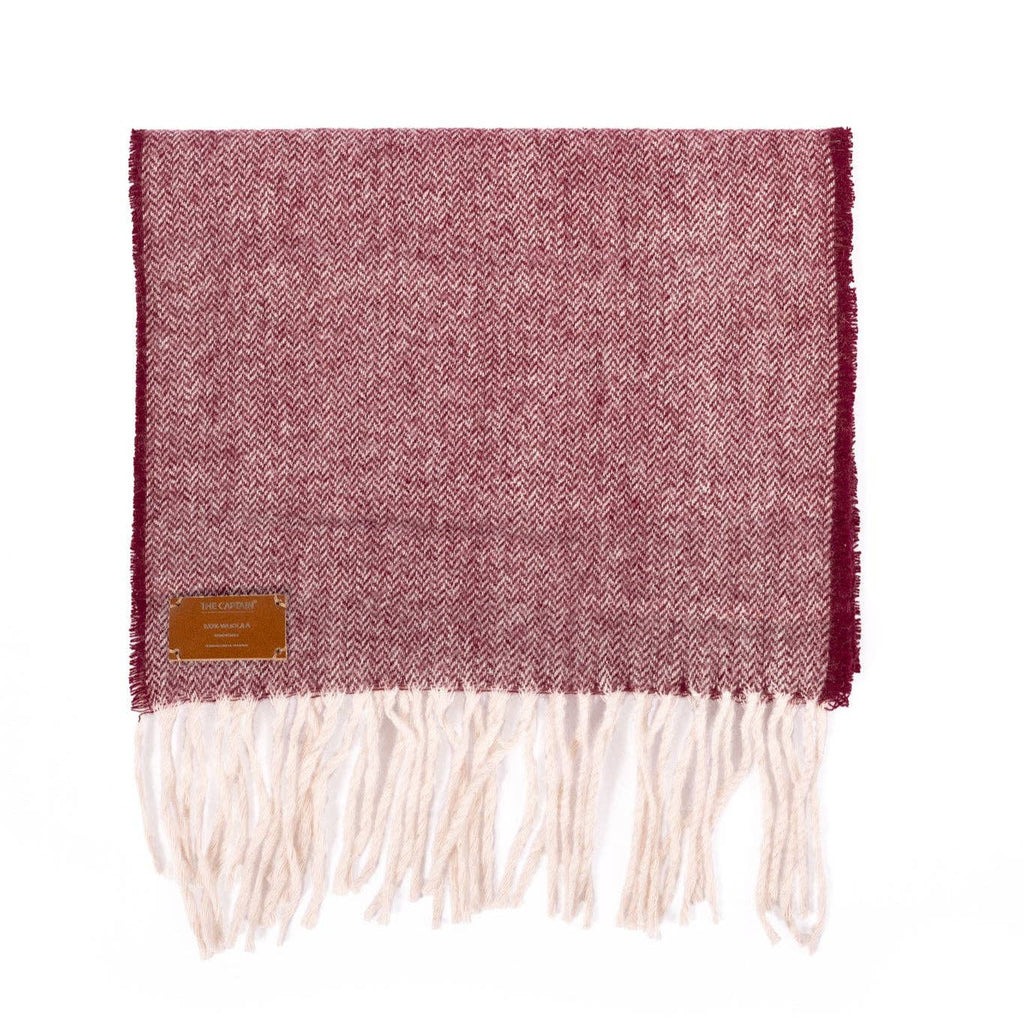 Écharpe Bordeaux en laine