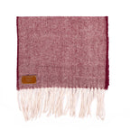 Écharpe Bordeaux en laine