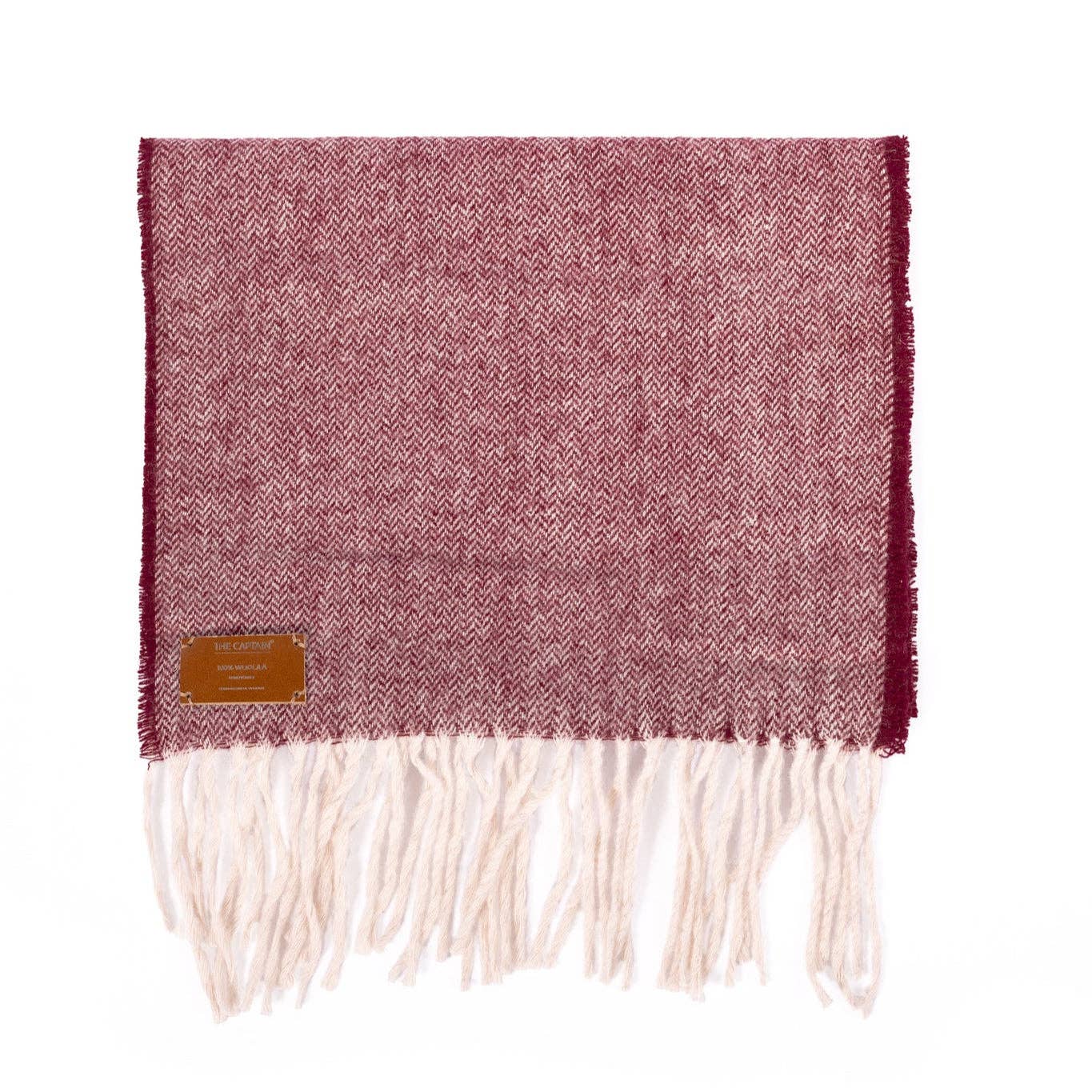 Écharpe Bordeaux en laine
