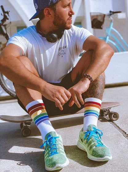 CHAUSSETTES À RAYURES