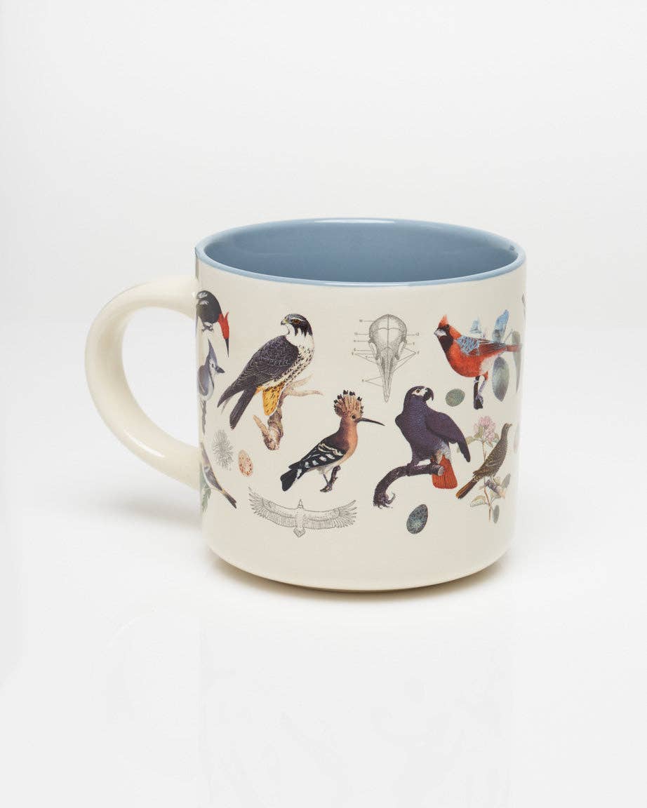 Oggetto regalo di design – Mug Birdwatching (430 ml) – produit scientifique Cognitive Surplus EU, vue 1
