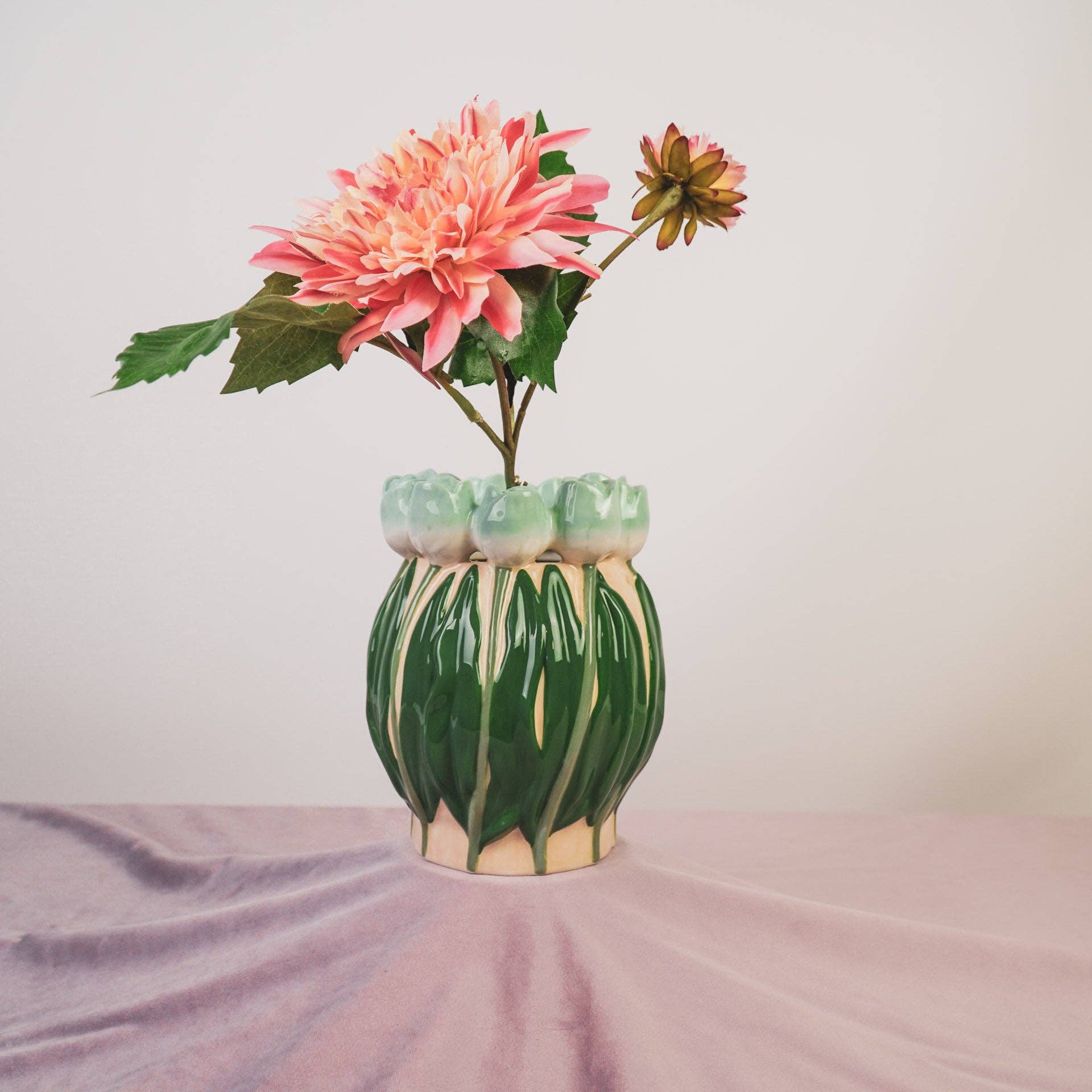 Vase Tulipes - Menthe/Vert | Designproducten en originele cadeaus